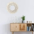 thumbnail image 3 of Decorative Willow Mirror (without Mirror), Boho Wall Mirror Hanging Wall Mirror with Macrame Handmade Cotton Rope Round Mirror for Living Room Feelings, 3 of 4
