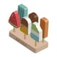 thumbnail image 3 of Juego de helados de madera, juguete de simulación, juguete de cocina Montessori, juego de rol, heladería realista para regalos preescolares, niñas y, 3 of 9