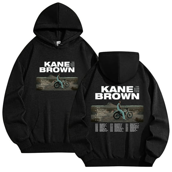 Kane Brown The High Road 2025 Tour Merch Hoodies Women Men Long Sleeve Casual Sweatshirt Clothes