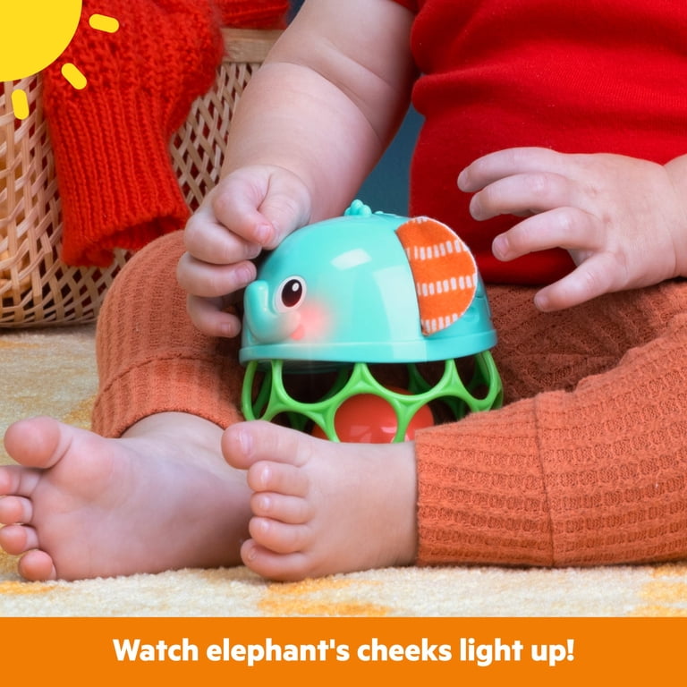 Giggle & Glow Light-Up Rattle Elephant Toy photo 5