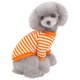 thumbnail image 3 of Ropa de primavera y verano para mascotas Ropa para mascotas Camiseta a rayas para perros Ropa para mascotas MFZFUKR BST3001369-5, 3 of 6