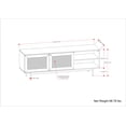 thumbnail image 6 of Simpli Home Simpli Home Reeves SOLID MANGO WOOD 60 inch Wide TV Media Stand in Natural For TVs up to 65 inches, 6 of 9