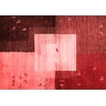 thumbnail image 1 of Ahgly Company Indoor Rectangle Abstract Red Contemporary Area Rugs, 2' x 3', 1 of 4