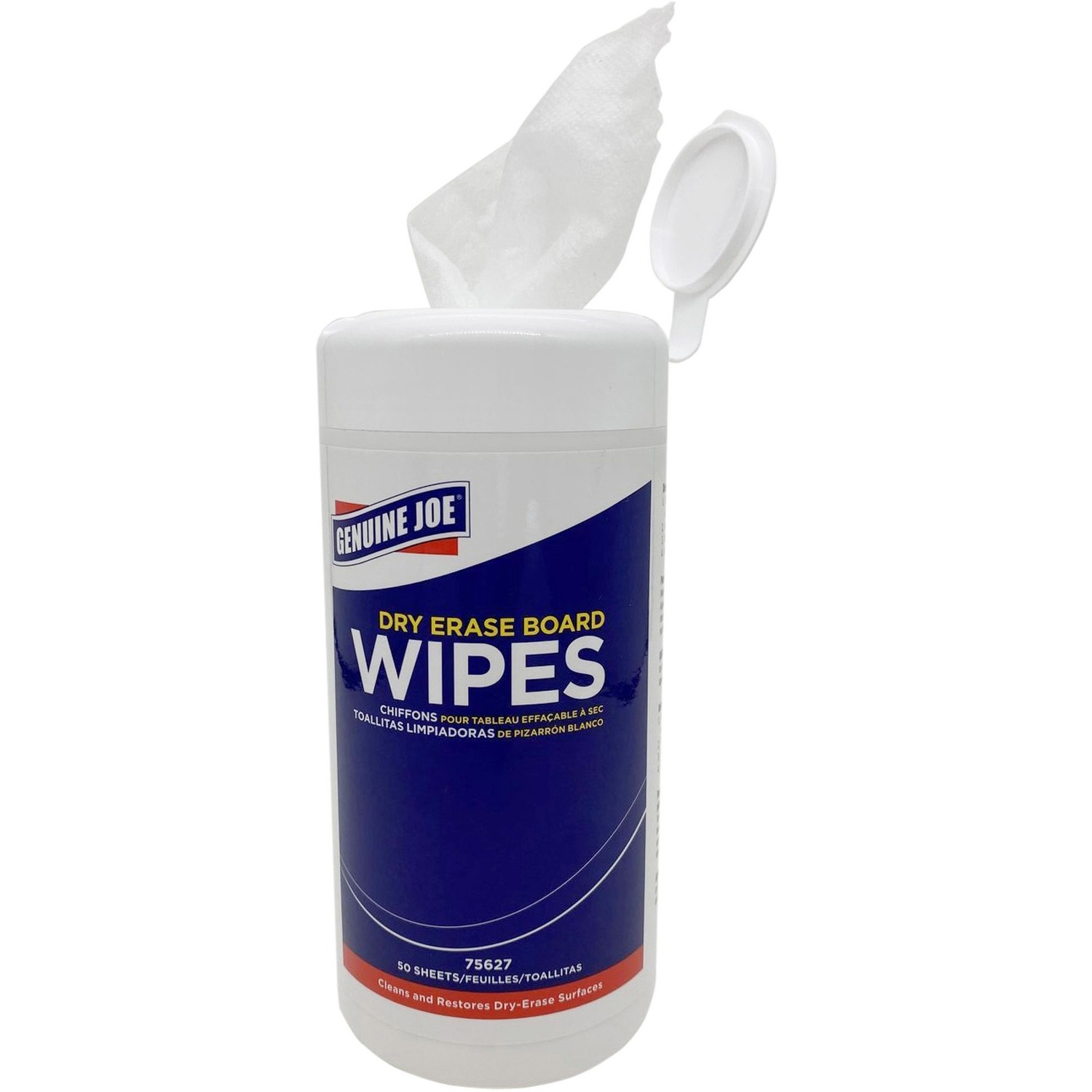 Genuine Joe Dry Erase Board Cleaning Wipes, 50 ct