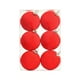 thumbnail image 2 of Decoraciones de Halloween, 6 bolas navideñas de terciopelo flocadas, adornos para árbol de Navidad, bolas de plástico, adornos colgantes decorativos de Navidad, decoración para árbol de Navidad, bola, 2 of 6