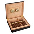 thumbnail image 2 of Humidor de caja de puros de madera hecho a mano brillar Electrónica, 2 of 5