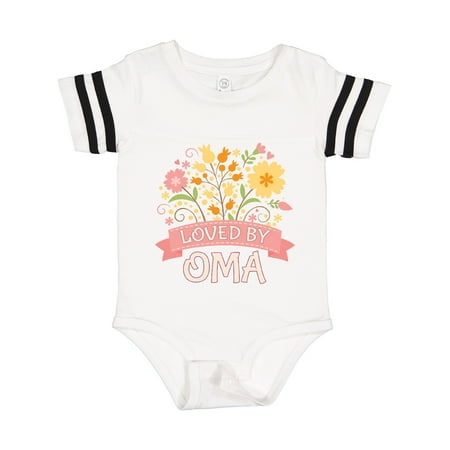 

Inktastic Oma Loves Me Granddaughter Outfit for Girl Gift Baby Girl Bodysuit