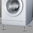 thumbnail image 2 of SHOWERORO 4Pcs Washer Dryer Anti Vibration Feet Light Grey Plastic Cushion Pads For Household Users, 2 of 8