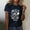 Blue, variant on Tittly T Shirts for Women Spring Tops for Women Girl's Trip 2025 T Shirt Women's Fashion Round Neck Casual Short Sleeves Graphic Tees Tshirts Shirts Black L