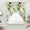 Green, variant on Green Leaves Swag Curtains for Kitchen/Bedroom/Living Room, Summer Botanical Farmhouse Watercolor Leaf Scalloped Curtains 63 Inch Long, Window Swag Topper Curtains Valances 2 Panels Set 36"x63"