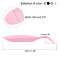 thumbnail image 2 of Silicona Cuchara Descanso, 7.68 x 3.74 Calor Resistente Cocina Utensilio Soporte Espátula Cucharón Descanso para Mostrador Estufa Tapa, Negro/Claro Gris/Turquesa/Rosa 1 Juego, 2 of 6