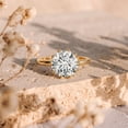 thumbnail image 4 of Rosec Jewels Lab Grown Diamond Engagement Ring 2 Carat - IGI Certified (E-VS1 Quality) - Gift for Special Occasions, 14K Yellow Gold, US 6.00, 4 of 8