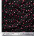 thumbnail image 1 of Soimoi Viscose Chiffon Fabric Notes,Guitar & Drumkits Musical Instrument Fabric Prints by Yard 42 Inch Wide, 1 of 3