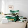 thumbnail image 4 of YST Marble Aesthetic 7pcs Comforter Set, Abstract Mountain Fluid Bedding, Full Size, 4 of 4