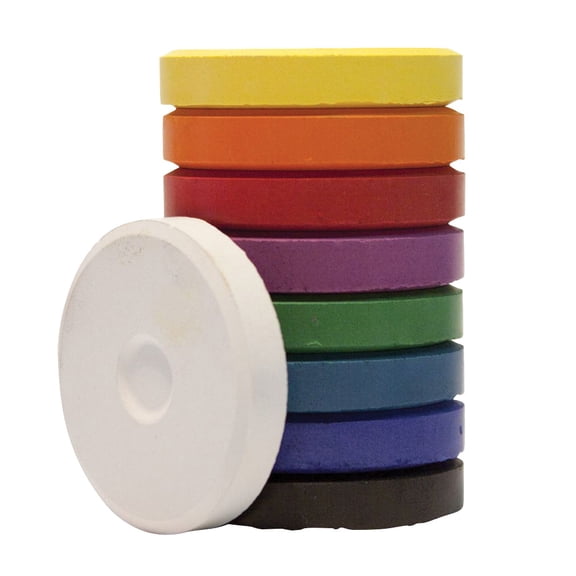 Richeson 9-Color Mini Tempera Cake Refill Set