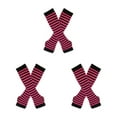 thumbnail image 1 of Decodeary Bas Longs Confortables et Faciles à Porter avec Cuisses Épaisses en Polyester Faciles à Assortir Grand Application rose Rouge et Noir 3ensemble, 1 of 6