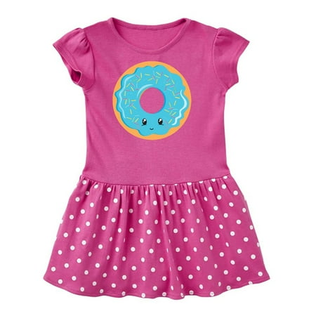 

Inktastic Blue Donut Gift Toddler Girl Dress