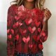 thumbnail image 1 of TaTaai Hoodies Shirts for Women Early Fall Long Sleeve Tops Vintage Graphic Outfits Tops Fashion Pullover Tees Gift, 1 of 3
