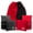 Red & Black, variant on Play Platoon Professional Cornhole Bags - Set of 8 Regulation All Weather Two Sided Bean Bags for Pro Corn Hole Game - 4 Blule & 4 Gray