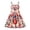 Red, variant on XEGLSBU Flower Girl Dress Kids Girls Summer Strap Dress Floral Print Sleeveless Ruffle Boho Party Dress Red Size 9-10 Years
