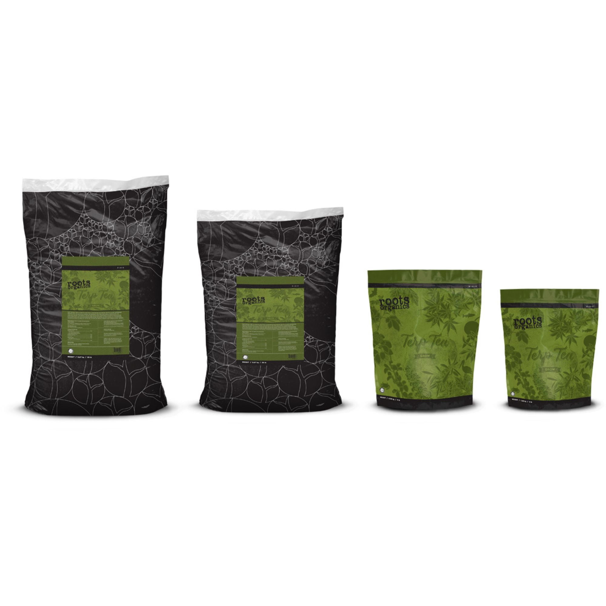 Roots Organics Terp Tea Grow Dry Fertilizer Plant Additive for Gardens, 40 Pounds
