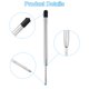 thumbnail image 3 of Recargas de tinta de bolígrafo Uxcell de 1 mm, 6 piezas, recarga de bolígrafo de punta media, metal compatible para bolígrafo retráctil, negro, 3 of 6