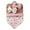 Pink, variant on OAVQHLG3B Baby Girls Plaid Print Bibs Set Cute Linen Cotton Double Sided Saliva Headband Set 1 Bib Wipe 2 Bow Tiara