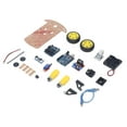 thumbnail image 1 of Programmable DIY Car Kit, 2WD Switchable 20 Lines Tachometer Code Smart Robot Car Chassis Kit Simple Structure 4 Battery Compartments For Industrial Robots, 1 of 5