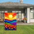 thumbnail image 3 of AMHNF Linen Garden Flag for Spring Summer Home Outdoor Garden Yard Door Decor 12x18 inch, 3 of 5