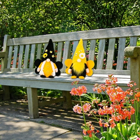 

Housewares Festival Handmade Spring Yellow And Black Doll For Kitchen Tiering Tray Farmhouse Party