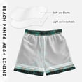thumbnail image 3 of FORMRS Boys Swim Trunks Quick Dry Mesh Lining Beach Boardshorts, Sizes XS-XL, Green Art Abstract Pattern, 3 of 7