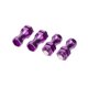 thumbnail image 5 of Vogacara Adaptadores hexagonales RC de 4 piezas, adaptador de actualización Simple profesional de 12mm a 17mm, Kit de ajuste de extensión resistente Kits de construcción modelo Púrpura Vogacara FN001742-06, 5 of 6