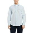 thumbnail image 3 of Tommy Hilfiger Men’s Big & Tall all Classic Fit Dash Print Dobby Shirt (Medium Gray, 10 1/2), 3 of 5