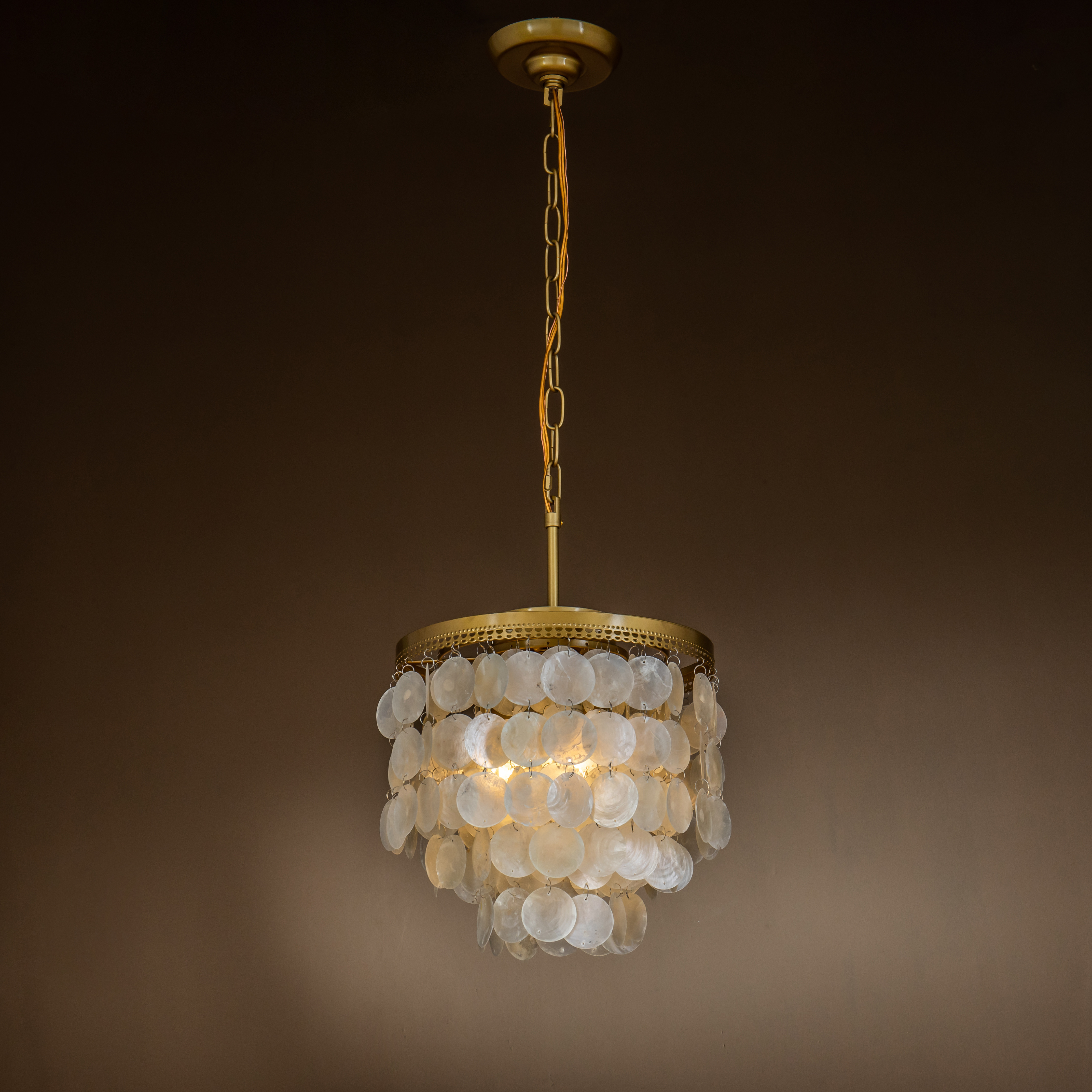 Gold Ceiling Fixture Gold Capiz Shell Flush Mount Ceiling Light - 3 ...