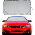 thumbnail image 1 of GFDYREE Car Windshield Sunshade with Storage Pouch by A1 Sun Shade Foldable Automotive Car Truck SUV Front Window Shield Blocker Visor Protector Cover for Interior Accessories for Heat Large, 1 of 7