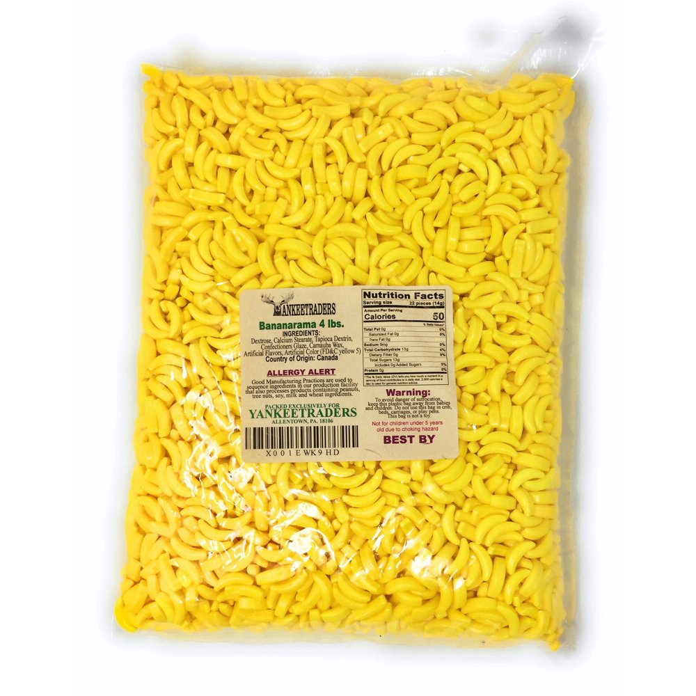 Bananarama, Candy Runts Banana Heads , 4 lbs.