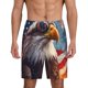 thumbnail image 1 of Balery Bald Eagle Pilot Pantalones cortos de pijama de punto de algodón para hombre con cinturilla y bolsillos-XX-Large, 1 of 6