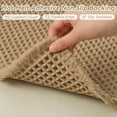 thumbnail image 6 of VUNATE Waffle Bathroom Rugs Ultra-Soft Non-Slip Bath Mat Super Absorbent Quick Dry Bath Rugs for Bathroom Floor Machine Washable Bathroom Mats with Tassels Boho Bathroom Decor 18"x30" Brown, 6 of 6