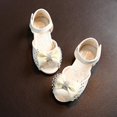 thumbnail image 4 of Toddler Little Girls Summer Mary Jane Flat Shoes Princess Style Bowknot Open-Toe Walking Sandals, 4 of 5