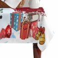 thumbnail image 4 of Red Snowman Christmas Table Cloth Waterproof Tablecloths, Gifts Xmas Tree Winter Snowflake Tablecloth Dining Table Cover for Kitchen Party Tabletop Outdoor, Rectangle Tablecloth 60x84 Inch, 4 of 9