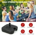 thumbnail image 6 of Gymax Patio Fillable Umbrella Base Stand Water & Sand Filled Weighted Market Pole 1.5'', 6 of 10