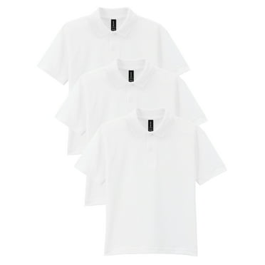 Gildan Youth DryBlend Short Sleeve Polo, Style G8800B, 3-Pack