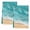 Turquoise, variant on Navy Blue Coastal Beach Kitchen Towels Set of 1, Summer Nautical Ocean Beige Seaside Absorbent Dish Towels for Kitchen, Microfiber Hand Towel, Quick Drying Tea Towel for Cleaning Dishcloths