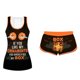 thumbnail image 1 of Conjunto de camisetas sin mangas de Halloween para mujer Pantalones cortos de cintura elástica con estampado de calabaza Fridja fhjkhfk456289, 1 of 7