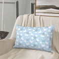 thumbnail image 5 of Fuzoiu Cute Goose On A Blue Sky Print Fuzzy Pillowcases, Super Soft Pillow Case Cover with Zipper for Bedroom, Sofa, Couch,Cozy Pillow Shams for All Seasons-14"x20", 5 of 6