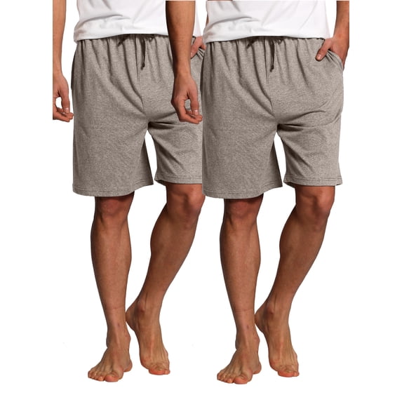 CYZ Men's Sleep Shorts - 100% Cotton Knit Sleep Shorts & Lounge Wear