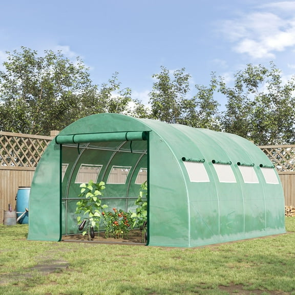 Outsunny Tunnel 13' x 10' x 6' Hoop Greenhouse