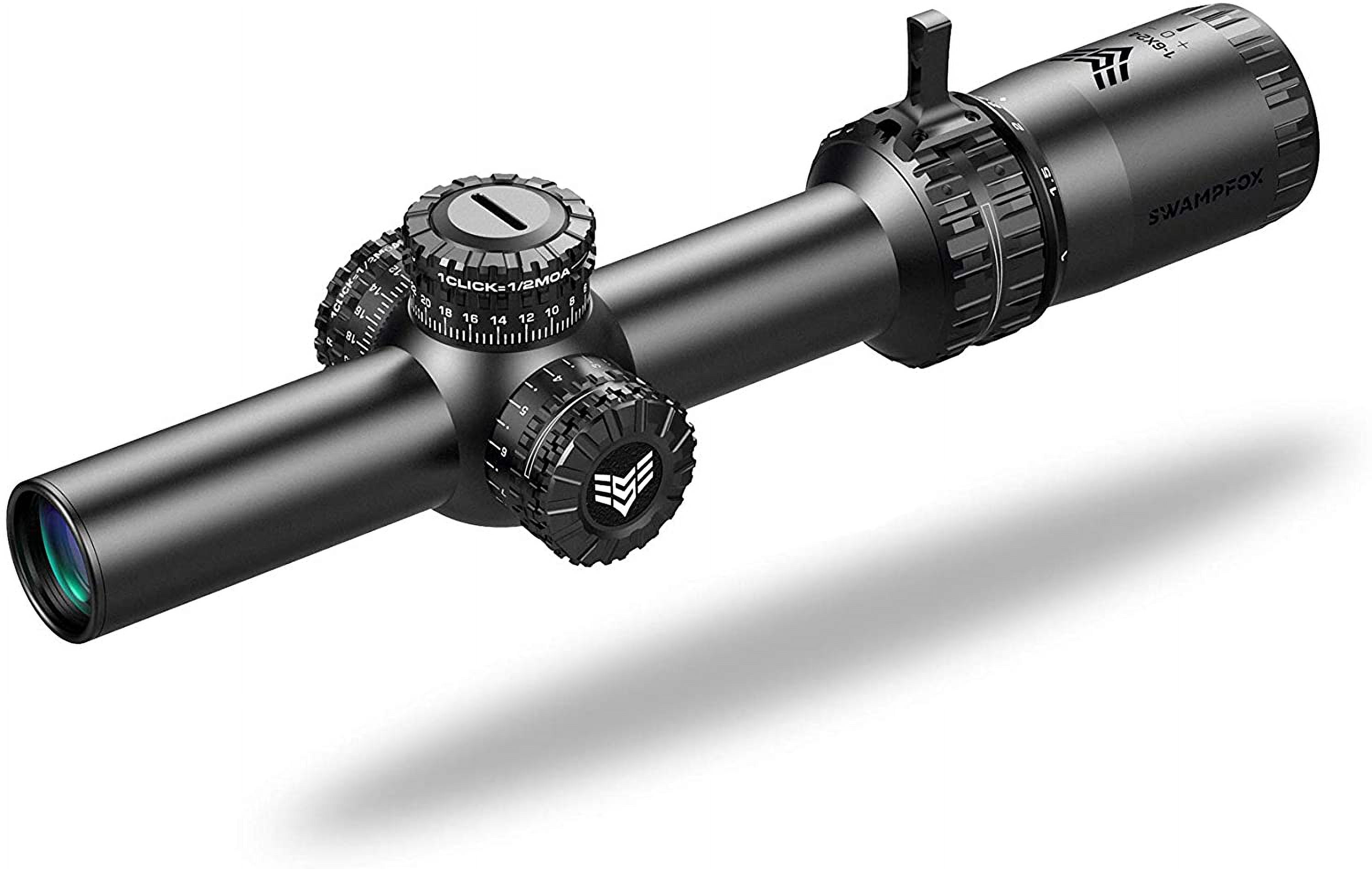 Swampfox Arrowhead Tube scope, Wider Field of View consistent Reticle Size Super Low Light Compatible