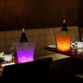 thumbnail image 2 of Colores Intercambiables Led Cubo De - Champagne Wine Beer Cooler Holder Container - Para Fiestas De Cocina En Casa Bar Restaurante - 2 Piezas Di Baoblaze Cubo luminoso del enfriador de hielo, 2 of 8