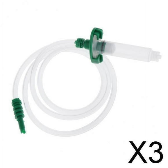 Colaxi 3xPlastic Air Tubing Glue Dispenser Syringe Adapter 55CC